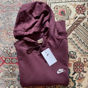 Nike Maroon Hoodie Sweater NWT